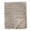 Bedsprei Fluffy Dots - Taupe