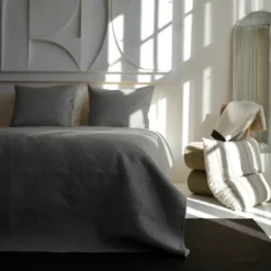 Bedsprei Layers - Zilver