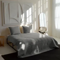 Bedsprei Layers - Zilver