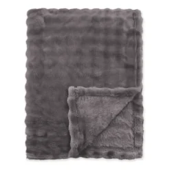 Bedsprei Ribbed Comfort - Antraciet
