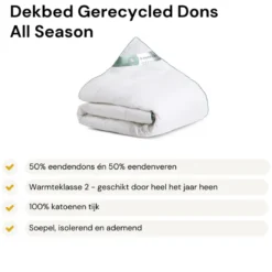 Dekbed Dons - 50% Eendendons - All Season