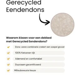 Dekbed Dons - 50% Eendendons - 4 Seizoenen