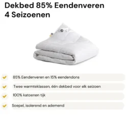 Dekbed Dons - 85% Eendenveren - 4 Seizoenen