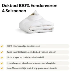 Dekbed - 100% Eendenveren - 4 Seizoenen