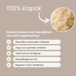Dekbed 100% Kapok - All Season