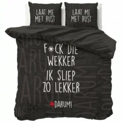 Dekbedovertrek #DARUM! F*ck die wekker!