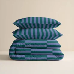 Dekbedovertrek Katoen Biscotti - Blauw