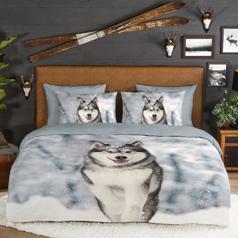 Dekbedovertrek Katoen-Flanel - Husky