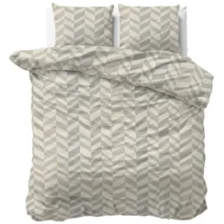 Dekbedovertrek Katoen-Flanel - Chevron