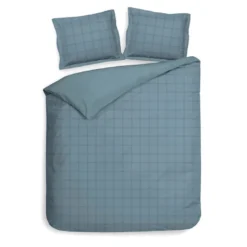 Dekbedovertrek Katoen-Satijn - Diamante - Blauw
