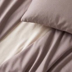 Dekbedovertrek Percale Katoen Uni - Taupe