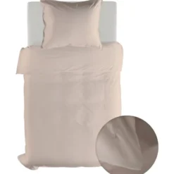 Dekbedovertrek Percale-Katoen - Beige