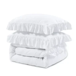 Dekbedovertrek Ruffles - Wit