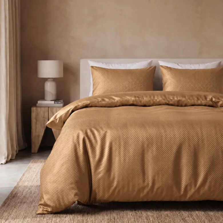 Dekbedovertrek Satin Point - Taupe