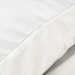 Dekbedovertrek Velvet Uni - Wit/Off-White