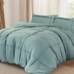 Dekbedovertrek Washed Tufted - Groen