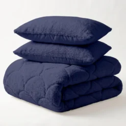 Easy Dekbed Teddy - Navy