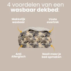 Easy Dekbed Zonder Overtrek - Autumn Leafs