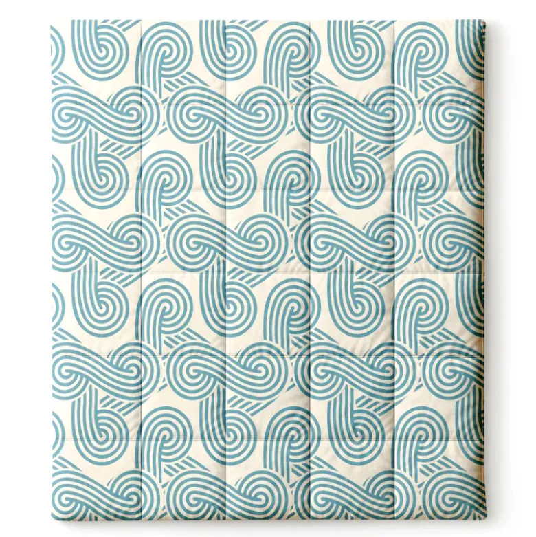 Easy Dekbed Zonder Overtrek - Curvy Lines