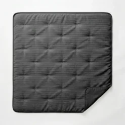 Easy Dekbed Zonder Overtrek Corduroy - Antraciet/Zwart