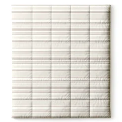 Easy Dekbed Zonder Overtrek - Horizontal Lines - Beige