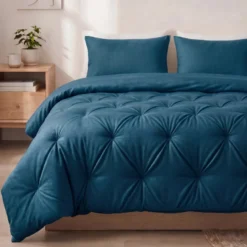 Easy Dekbed Zonder Overtrek Jersey Melange - Blauw