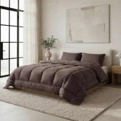 Easy Dekbed Zonder Overtrek 4-Seizoenen - Bruin