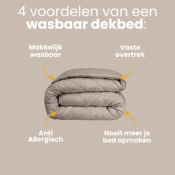 Easy Dekbed Zonder Overtrek - Sketched Flowers