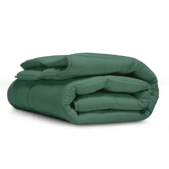 Easy Dekbed Zonder Overtrek - Stone Washed - Groen