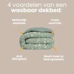 Easy Dekbed Zonder Overtrek - Traditional Flower