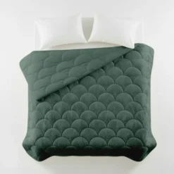 Easy Dekbed Zonder Overtrek - Velvet - Donkergroen