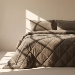Easy Dekbed Zonder Overtrek - Velvet - Taupe
