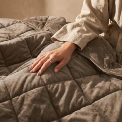 Easy Dekbed Zonder Overtrek - Velvet - Taupe