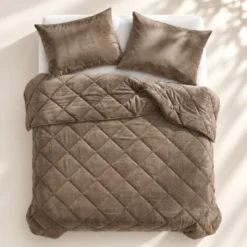 Easy Dekbed Zonder Overtrek - Velvet - Taupe
