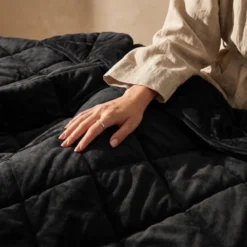 Easy Dekbed Zonder Overtrek - Velvet - Antraciet