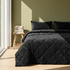 Easy Dekbed Zonder Overtrek - Velvet - Antraciet