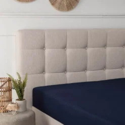 Hoeslaken - Bamboe Stretch - Navy