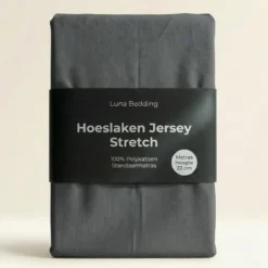 Hoeslaken - Jersey Stretch - Antraciet