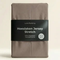 Hoeslaken - Jersey Stretch - Taupe