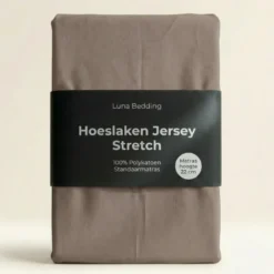 Hoeslaken - Jersey Stretch - Taupe