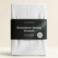 Hoeslaken - Jersey Stretch - Wit
