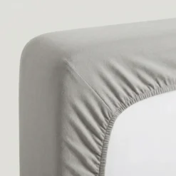 Hoeslaken Katoen - Jersey Stretch - Taupe