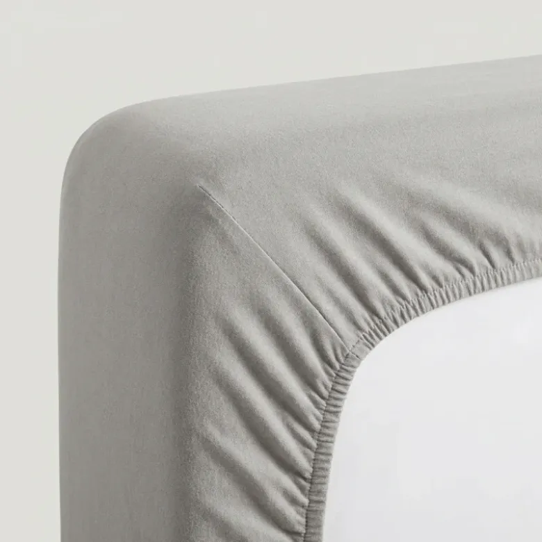 Hoeslaken Katoen - Jersey Stretch - Taupe