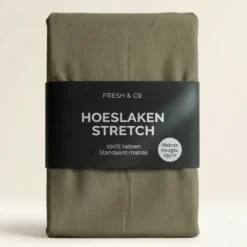 Hoeslaken - Katoen Jersey Stretch - Truffel