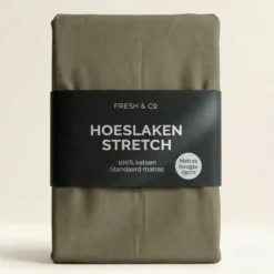 Hoeslaken - Katoen Jersey Stretch - Truffel