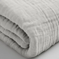 Hoeslaken Katoen Mousseline - Creme