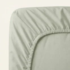 Hoeslaken Percale-Katoen - Groen
