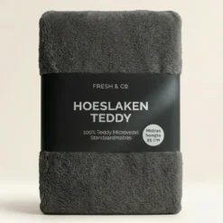 Hoeslaken Teddy - Antraciet