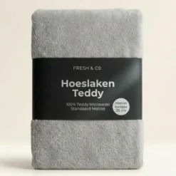 Hoeslaken Teddy - Lichtgrijs