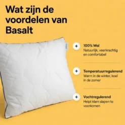 Hoofdkussen - 100% Australische Wol